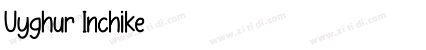 Uyghur Inchike字体转换